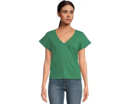 Футболка Michael Stars Tobi с V-образным вырезом и коротким рукавом