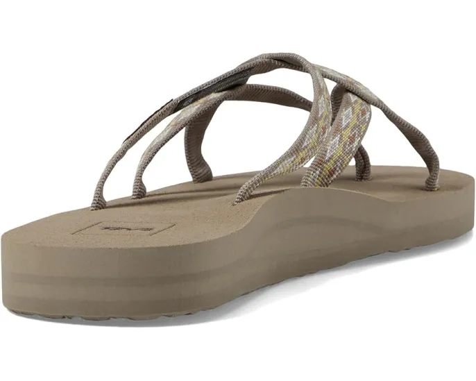 Teva Olowahu пляжные шлепанцы с перемычкой и поддержкой свода стопы