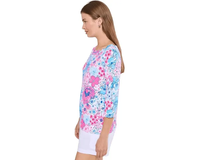 Lilly Pulitzer Топ Gleeson Knit с цветочным принтом