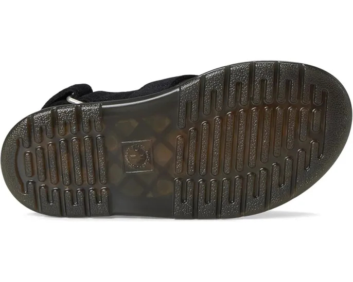 Dr. Martens Jorgie T мюли для детей из замши с регулируемой пряжкой