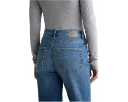 Джинсы Brinley Mid-Rise Straight с прямой средней посадкой в цвете Rewind от AG Jeans