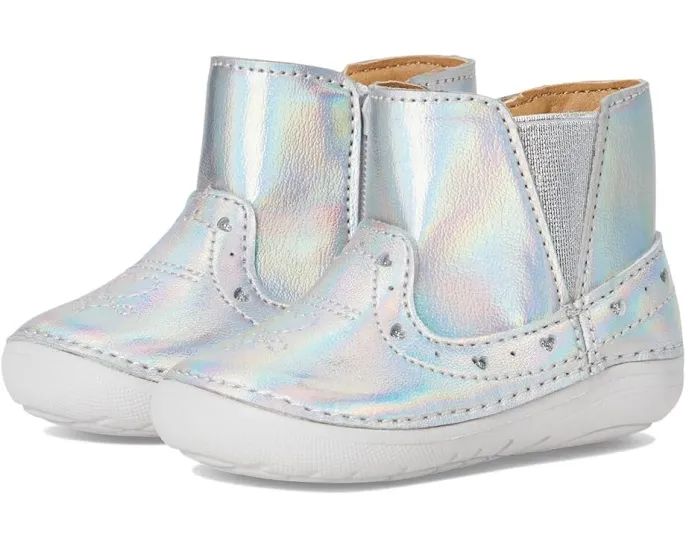 Ботиночки Stride Rite SM Gigi для младенцев и малышей с боковой молнией и стелькой Ortholite
