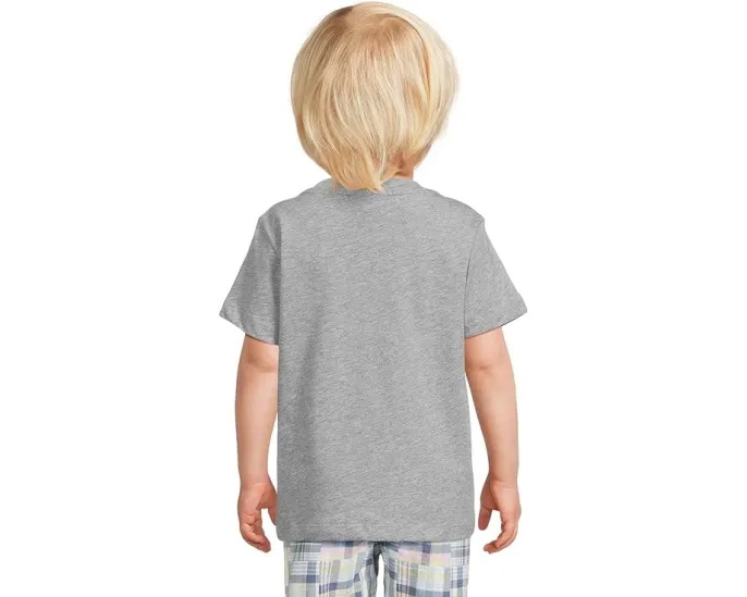 Футболка Lacoste Kids Core с вышитым крокодилом из хлопка
