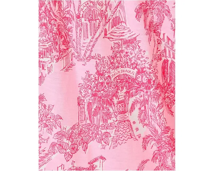 Платье Bingley от Lilly Pulitzer в стиле рубашки с цветочным принтом и рукавами 3/4