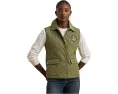 Жилет Lauren Ralph Lauren Quilt Vest W Crest 22 дюйма стеганый с логотипом