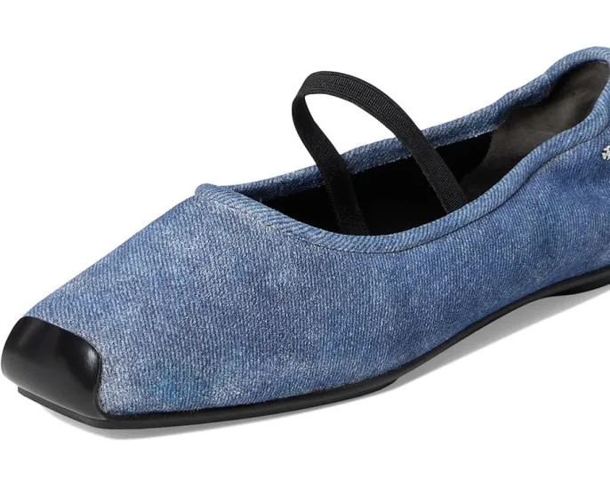 Балетки Tory Burch Runway с эластичным ремешком и квадратным носком