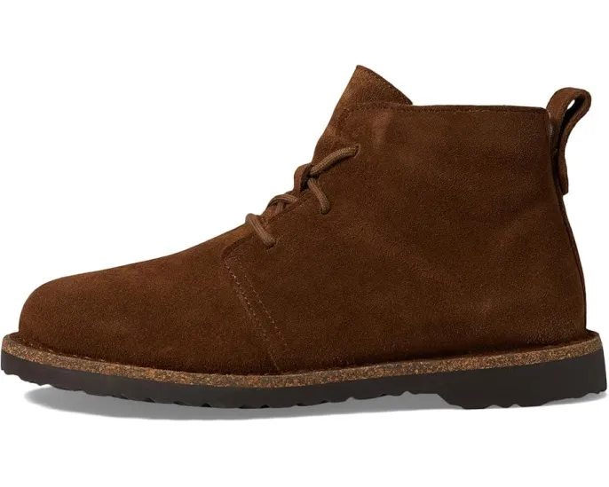 Ботинки Birkenstock Uppsala Mid на шнуровке из замши с подкладкой из овчины