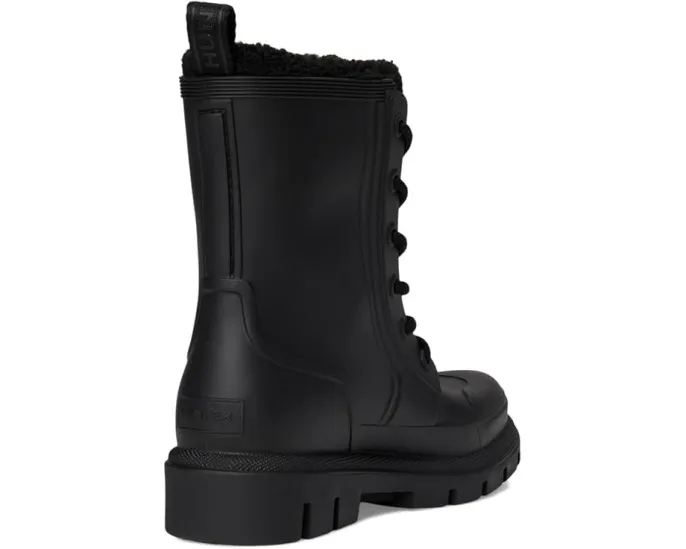 Водонепроницаемые утепленные ботинки Hunter Dianas до середины икры на шнуровке