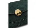 Маленькая сумочка Madewell Suede Sm Dakota Saddle Crossbody из мягкой замши с регулируемым ремнем