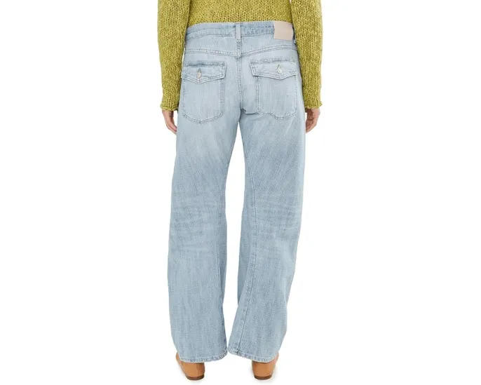 Джинсы We The Free Highland Low Rise Bowed от Free People с расклешенным силуэтом
