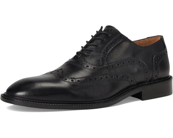 Оксфорды-броги Alfonso из итальянской кожи с декоративной перфорацией Bruno Magli