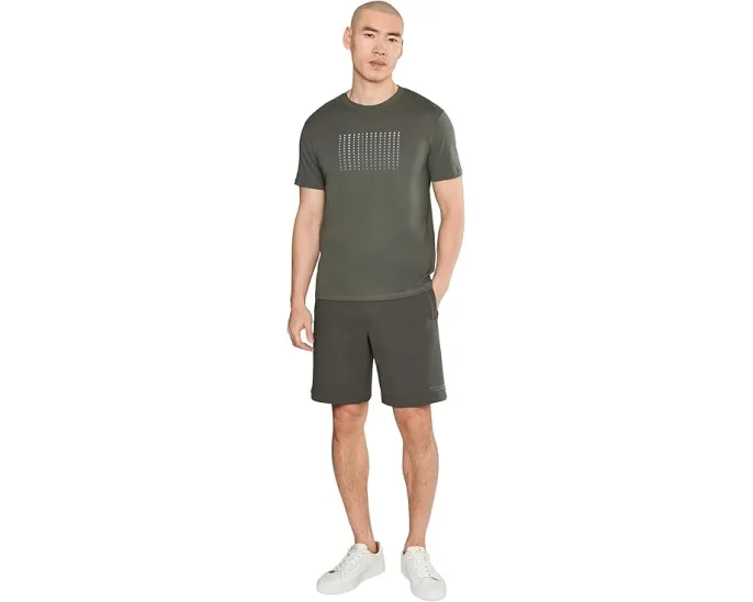 Футболка Armani Exchange с крупным блочным логотипом из мягкого хлопкового джерси