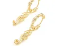 Серьги-конго Kendra Scott Seahorse с подвесками-морскими коньками