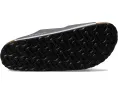 Сандалии Birkenstock Arizona из материала Birko-Flor с серебристым оттенком