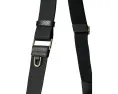 Сумка через плечо ECCO Saddle Bag из черной тесненой кожи