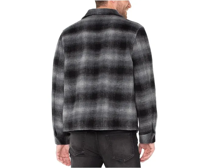 Куртка Liverpool Los Angeles в клетку на молнии с длинным рукавом