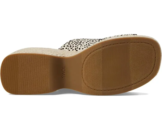 Босоножки Laila Mule на высокой платформе с текстильным верхом