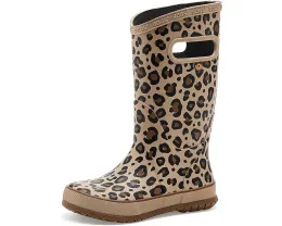 Детские сапоги Bogs Kids Rain Boot Leopard с защитой от запаха