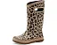 Детские сапоги Bogs Kids Rain Boot Leopard с защитой от запаха