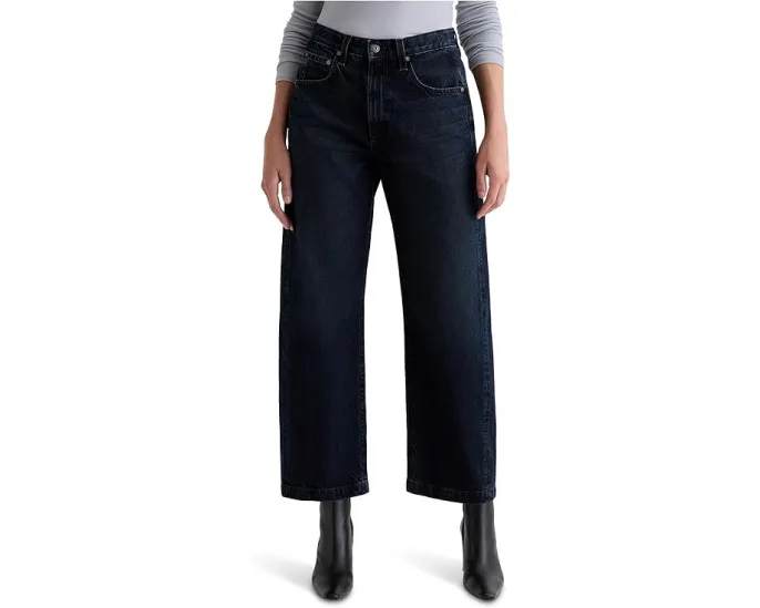 Джинсы AG Jeans Hattie High Rise Barrel с арочной формой штанины