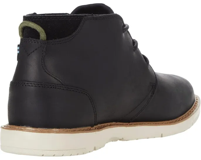 TOMS Navi ботинки из водонепроницаемой черной кожи