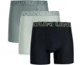 Under Armour набор из 3 боксеров Performance Tech Mesh Solid длиной 6 дюймов (15.24 см) с сетчатой тканью