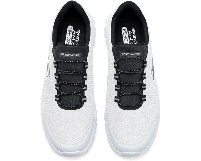 Эластичные кроссовки SKECHERS Glide-Step Noltek с геометрической подошвой