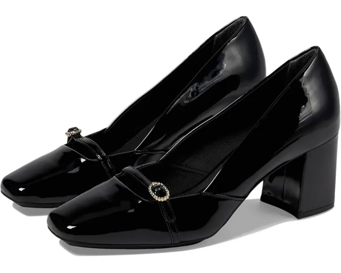 Туфли лодочки Anne Klein Lexington на устойчивом каблуке с декоративной пряжкой