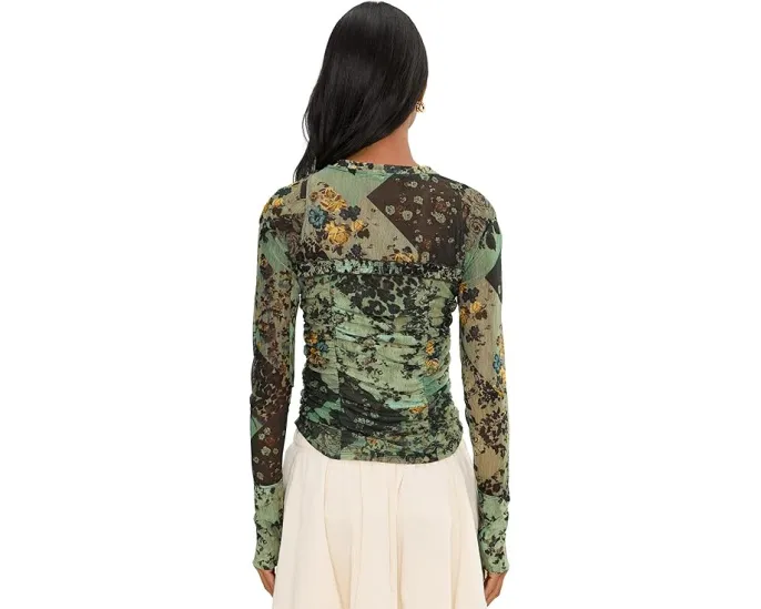 Топ с длинными рукавами и сборкой Ariana от Free People