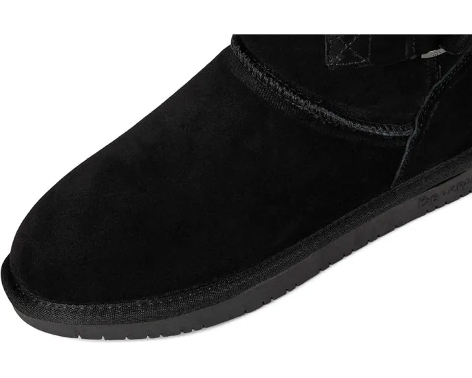 Зимние угги Bearpaw Steph из замши с подкладкой из шерсти и декоративной пряжкой
