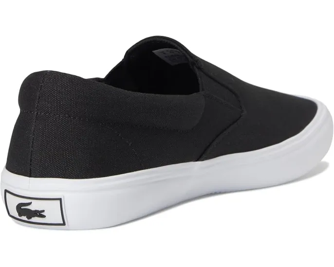Lacoste Slip-On Base слипоны из хлопка с круглым носком