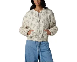 Куртка-бомбер Blank NYC Block Party стеганая с цветочным принтом