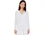 Petite Organic Linen Cotton V-neck Cardigan