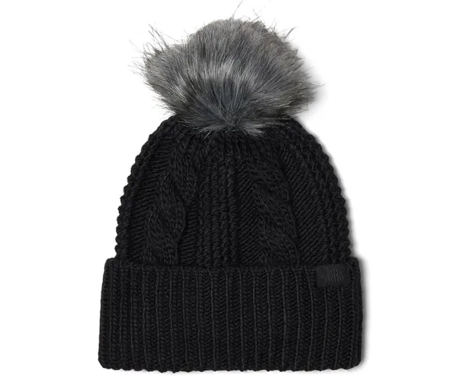 Шапка The North Face Oh Mega с помпоном из искусственного меха