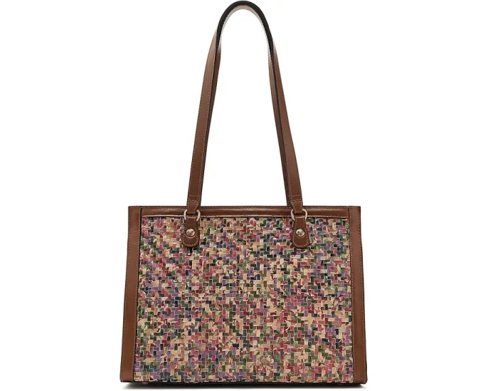 Плетеный саквояж Marena Woven Satchel Patricia Nash