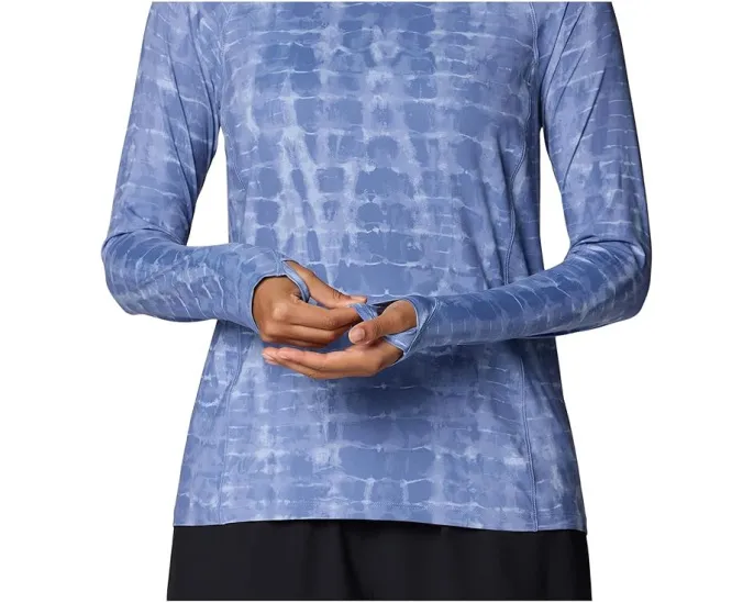 Футболка Mountain Hardwear Crater Lake с длинным рукавом и отверстиями для большого пальца