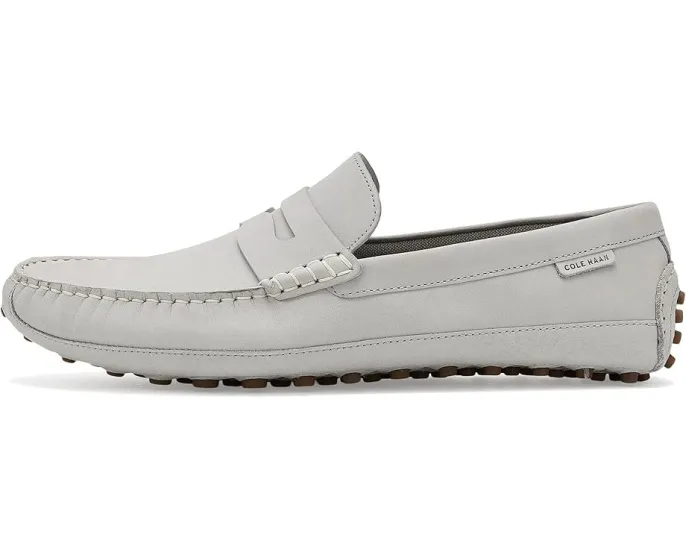 Замшевые лоферы Cole Haan Davies Grand Penny с круглым носком и резиновой подошвой
