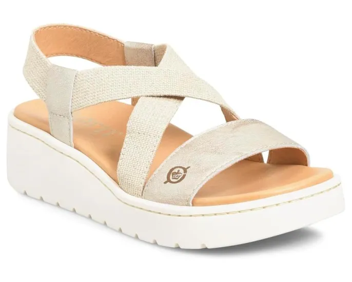 Босоножки Born Kasady на платформе с клиновидным каблуком и стелькой из ткани