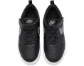 Кроссовки Nike Court Borough Low Fade для детей Black и Illusion Green