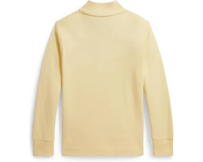 Полузип Polo Ralph Lauren Kids худи из интерлока для малышей с вышитым пони