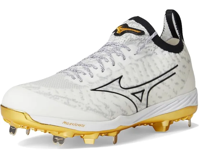 Бейсбольные бутсы Mizuno Pro Knit 2 Metal с водонепроницаемым покрытием и технологией Enerzy