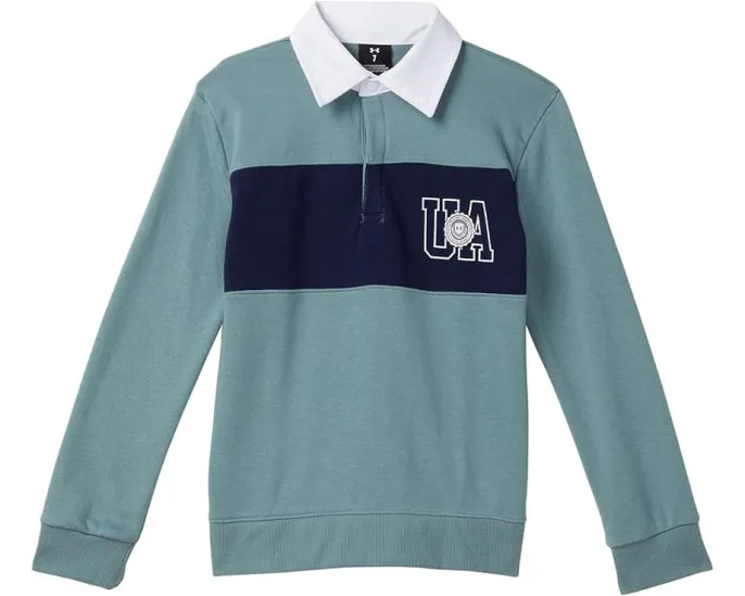 Under Armour Kids Регби French Terry с застежкой на кнопках