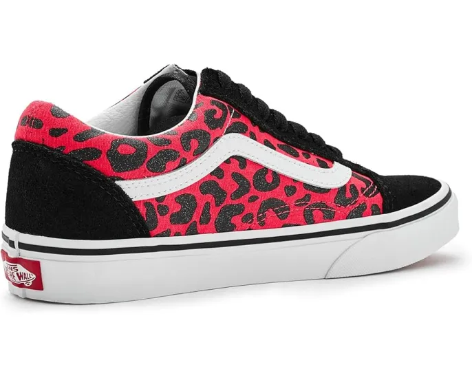 Кеды Vans Old Skool для детей с кожаным верхом и вафельной подошвой