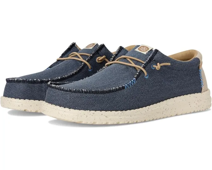Кроссовки Hey Dude Wally Coastline Jute с плетеным верхом
