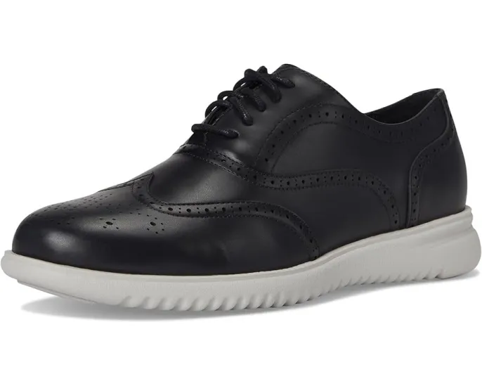 Кожаные оксфорды Nio Wing с перфорацией и удобной стелькой EVA