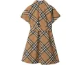 Детское платье Burberry Kids Giulietta Check из хлопка с поясом