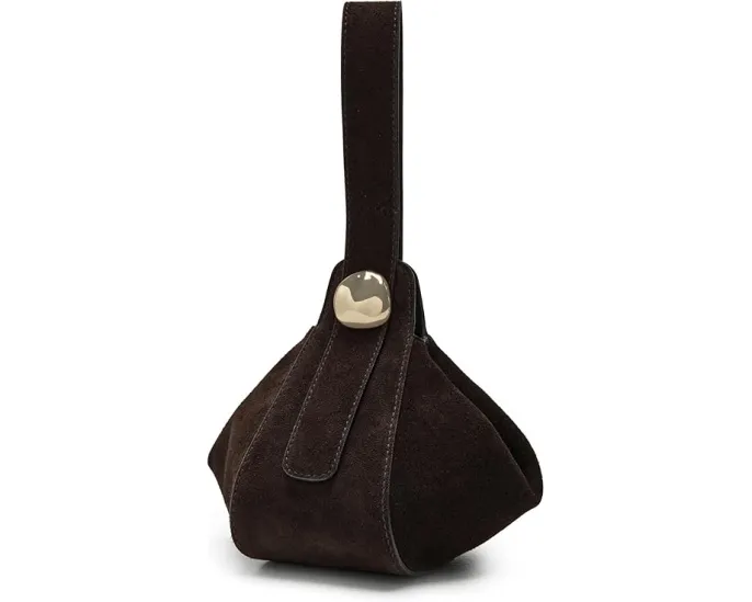 Сумка Madewell Suede Organic Drop Hand Held из роскошной замши с застежкой на молнии