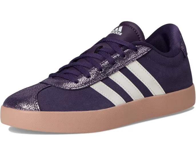 Детские кроссовки VL Court 3.0 от adidas с текстильным верхом для повседневной носки