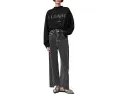 Свитшот AllSaints Biggy Aster оверсайз с принтом и воротником стойкой