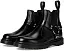 Chelsea ботинки Dr. Martens 2976 Harness из черной анилиновой кожи с декоративными шпильками